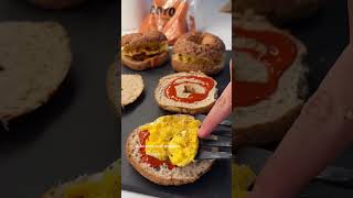 HIGH PROTEIN BREAKFAST BAGEL MEAL PREP [upl. by Landan]