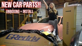 HUGE CAR PARTS UNBOXING  INSTALL FRS86BRZ [upl. by Hamel366]