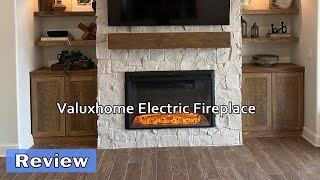 Valuxhome Electric Fireplace Review [upl. by Mellisa]