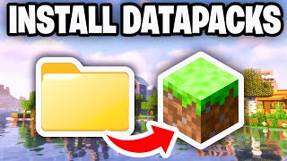 How To Download Data Packs In Minecraft 121  How To Install Data Packs [upl. by Adnwahsor]