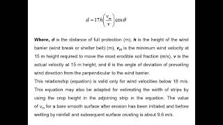 Wind Erosion Control MeasuresSoil and Water Conservation Engineering [upl. by Tisman]