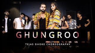 GHUNGROO SONG  War  Tejas Dhoke Choreography  Dancefit Live [upl. by Kinny983]