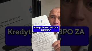 Kredyt w PKO BPO ZA DARMO [upl. by Biddle259]