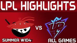 AL vs UP Highlights ALL GAMES LPL Summer 2024 Anyones Legend vs Ultra Prime by Onivia [upl. by Blain]