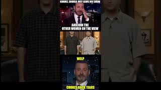 Jimmy Kimmel crying over women’s rights amp immigration [upl. by Skolnik]