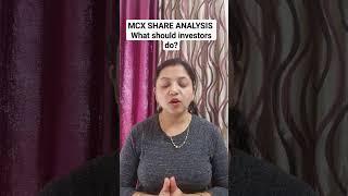 MCX SHARE ANALYSIS  What investors should do in MCX share mcxshare mcxshareprice shorts [upl. by Ivonne690]