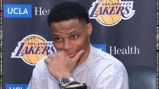 Russell Westbrook Talks Loss vs Clippers Postgame Interview [upl. by Harol]