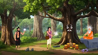 चार रूपये का तकदीर 2  char rupye ka takdir 2 hindi story  Hindi cartoon moral story New kahaniya [upl. by Notseh]