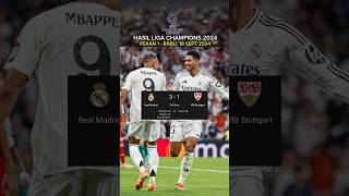 Hasil Liga Champions Tadi Malam  Real Madrid vs Stuttgart [upl. by Esinrahc]