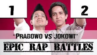 SkinnyIndonesian24  Prabowo vs Jokowi  Epic Rap Battles of Presidency [upl. by Dnomhcir]