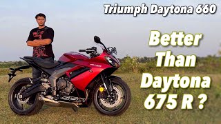 2024 Triumph Daytona 660 Review  Better Than Daytona 675 R [upl. by Lux]