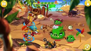 Angry Birds Epic Porktuga Dungeon Gameplay Play as Elite Samurai amp Elite Marksmen FT Thunderbird [upl. by Jaworski]