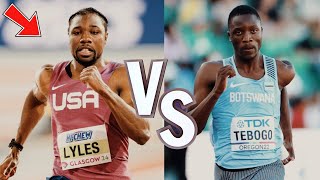 Noah Lyles VS Letsile Tebogo Mens 200m Semifinal Showdown  Paris Olympic Games 2024 [upl. by Dnaltroc872]