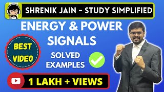 Energy and Power Signals  Solved Problems  Examples [upl. by Carlock]