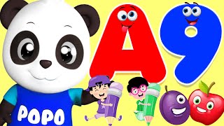 Learn ABC Phonics Shapes Numbers Colors  Preschool Learning Videos For 3 Year Olds  kidsvideos [upl. by Elleivap]