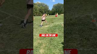 Kicking the ball down the line youtubeshorts kickball soccer [upl. by Orodoet]