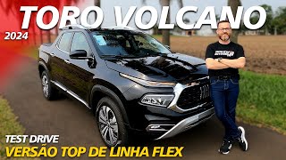 FIAT TORO VOLCANO FLEX 2024  Anda Muito Mais Que A Diesel [upl. by Ynnus528]