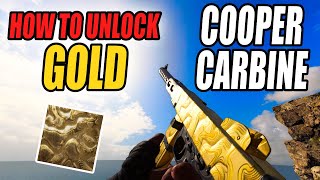 How to Unlock GOLD COOPER CARBINE FAST BEST AR IN WARZONE Call of Duty Vanguard GOLD GUIDE [upl. by Elacim]