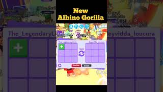 Trading New Adopt Me Albino Gorilla [upl. by Slack623]