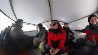 Ice Fishing at Lake Simcoe floydhalesfishhuts [upl. by Ledah]