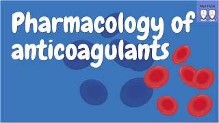 Pharmacology of anticoagulants Heparin Warfarin Direct thrombin inhibitors Coagulation cascade [upl. by Sevy]