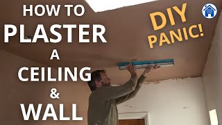 How to plaster a wall and ceiling a beginners guide Plastering made easy for the DIY enthusiast [upl. by Doone]