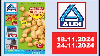 ALDI 1811202424112024 Nederland holland folder nederland [upl. by Virgin]