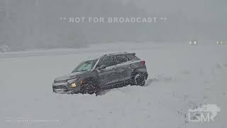 11292024 Ashtabula Ohio  Lake Effect Snow Disrupts Post Thanksgiving Travel  i90 Shots Wrecks [upl. by Anas]