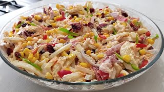 Esta Ensalada Navideña Volvió Locos a TODOS CRIS EN LA COCINA RECETA DE ENSALADAS [upl. by Nnylacissej]