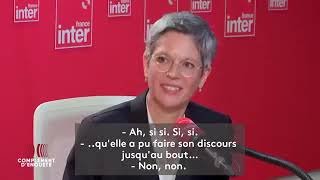 Sandrine Rousseau ne se remet jamais en question sifflée lors dune manifestation [upl. by Laitselec21]