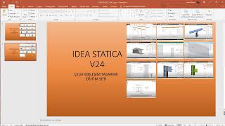 IDEA STATICA V24 EĞİTİM SETİ [upl. by Prior]