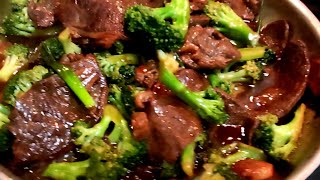 Stir fry Beef broccoli Recipe [upl. by Etnad]