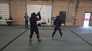 Scioto Open 2024  Logan Caldwell vs Aaron Hudson Div B Longsword [upl. by Carlo]