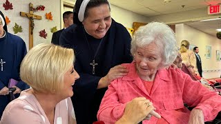 First Lady of Poland Agata KornhauserDuda’s visit at St Joseph’s Senior Home [upl. by Meeker905]