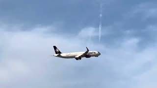 Volaris Airbus A321neo XAVUK takeoff from Las Vegas [upl. by Llemaj554]