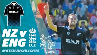 2015  NZ v ENG World Cup highlights [upl. by Yajiv]