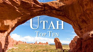 Top 10 Places To Visit In Utah [upl. by Netsirc]