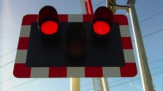 Automatic Level Crossing  Merrion Gates Dublin [upl. by Ltney]