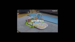 FisherPrice Baby Playmat Deluxe Kick amp Play Piano Gymgadgets baby dnt forget to subscribe♥️ [upl. by Nairrod]