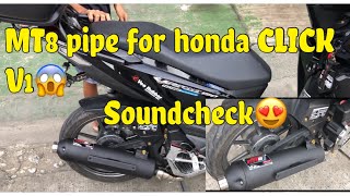 Soundcheck MT8 for honda click v1 plug and play [upl. by Anneg]