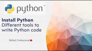 Install Python 3124 and PyCharm on Windows 1011 and Different tools to run Python code Session2 [upl. by Milburt]