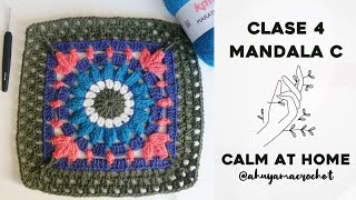 RETO MANDALAS A CROCHET  CLASE 4 cómo tejer MANDALA TIPO C  JARDÍN DE MANDALAS katiacalmathome [upl. by Carolyn730]