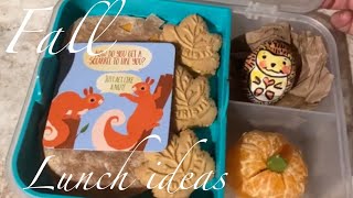 A full week of lunch box ideas for Fall [upl. by Ayhdiv]