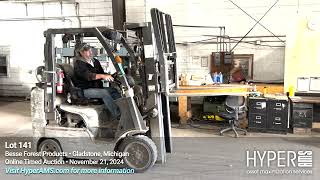 Nissan Forklift Model MCP1F2A251V  Besse Forest Products  Gladstone MI  November 21 2024 [upl. by Sandro328]