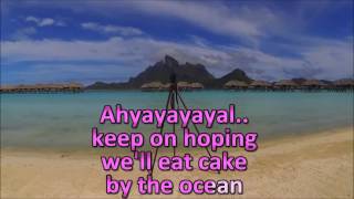 DNCE  Cake By The Ocean KARAOKE [upl. by Hgielek308]