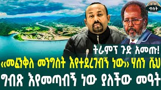 ‹‹መፈንቅለ መንግስት እየተደረገብኝ ነው›› ሃሰን ሼህግብጽ ከኢትዮጵያ እየመጣብኝ ነው ያለችው መዓት ትራምፕ ጉድ አሰሙ ለሶሪያ December 9 2024 [upl. by Yenot]