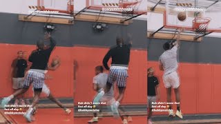 Dwyane Gets Faked OUT By Hooper In 1 On 1 [upl. by Animaj166]