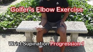 Physical Therapy Exercises for Golfers Elbow Tendonitis [upl. by Euton629]