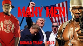 DONALD TRUMP X 50 CENT  Many Men  2024 VIRAL FOOTAGE  THE ULTIMATE [upl. by Anoli]