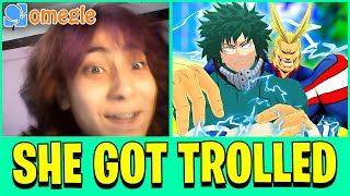 Omegle but Deku and All Might TROLL PEOPLE VRChat VR [upl. by Krystyna941]